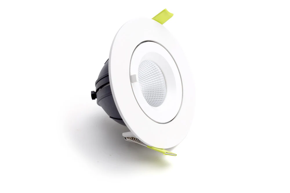 Integral LED Accentplus Scoop Adjustable Downlight 125Mm Cutout 2500Lm 22W 3000K 114Lm/W Cri90 36 Beam White 36Vdc 600Ma - ILDL125SC007