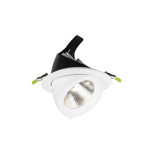 Integral LED Accentplus Scoop Adjustable Downlight 30W 3450Lm 115Lm/W 3000K Cri90 185Mm Cutout 36 Beam White 36Vdc 800Ma - No Driver - ILDL185SC005
