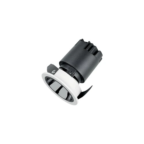 Integral LED Accentpro Led Downlight 30 Deg Beam Angle 50Mm Cutout 30 Deg Tiltable 355 Deg Rotatable 5W 334Lm 66Lm/W 3000K Cri90 Mirror Silver Round 34Vdc 120Ma Without Driver - ILDL50P004