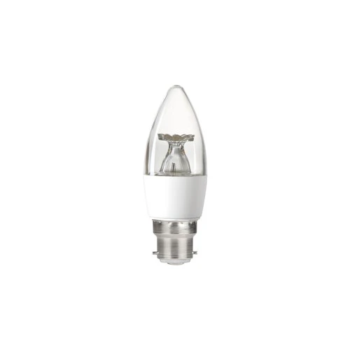 Integral LED Candle Bulb B22 250Lm 2.9W 4000K Non-Dimm 240 Beam Clear Integral - ILCANDB22NE081