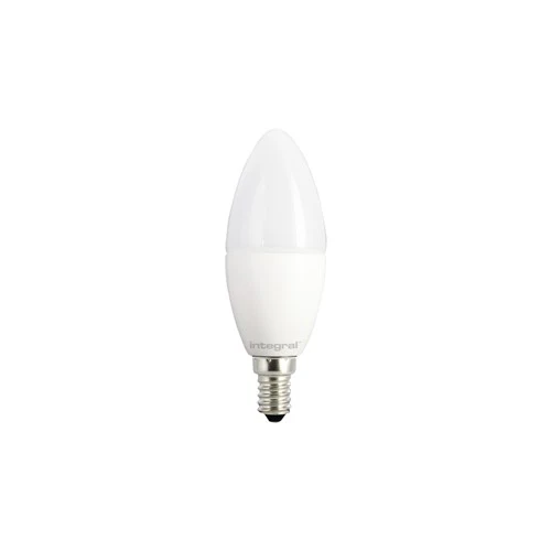 Integral LED Candle Bulb E14 470Lm 4.2W 2700K Non-Dimm 240 Beam Frosted Integral - ILCANDE14NC013