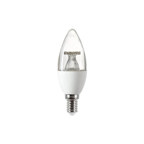 Integral LED Candle Bulb E14 470Lm 4.9W 2700K Non-Dimm 240 Beam Clear Integral - ILCANDE14NC067