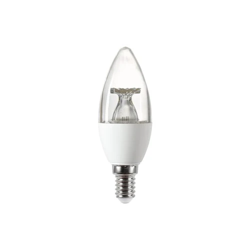 Integral LED Candle Bulb E14 470Lm 4.9W 4000K Non-Dimm 240 Beam Clear Integral - ILCANDE14NE089