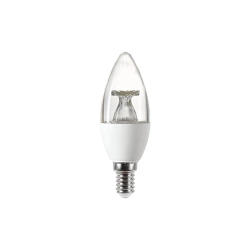 Integral LED Candle Bulb E14 470Lm 4.9W 5000K Non-Dimm 240 Beam Clear Integral - ILCANDE14NF062