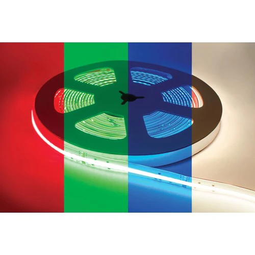 Integral LED Cob High Uniformity Pro Strip Ip20 30M Reel Rgb+W 3000K 24V 15W/M 1344Led/M 12Mm Width Built-In Steel Lining - 5M Max Run - ILSTRGBWA347E