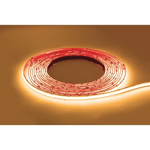 Integral LED Cob High Uniformity Pro Strip Ip20 5M Pack 2700K 24V 10W/M 849Lm/M Cri90+ 480Led/M 8Mm Width Built-In Steel Lining - ILSTWHIA316E