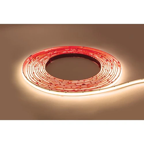 Integral LED Cob High Uniformity Pro Strip Ip20 5M Pack 3000K 24V 10W/M 899Lm/M Cri90+ 480Led/M 8Mm Width Built-In Steel Lining - ILSTWHIA318E