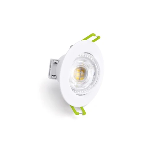Integral LED Compact Eco Max Efficacy Class A Led Downlight Ip44 30 Deg Tiltable 2.7W 520Lm 4000K 210Lm/W 38 Deg Beam Non-Dimm 68Mm Cut Out - ILDL68G016