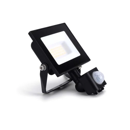 Integral LED Compact Slim Floodlight Pir 20W 2000Lm 3000K 120 Beam 100Lm/W Ip65 Ik08 Integral Led Black - ILFLE031