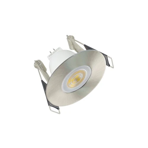 Integral LED Evofire Mini Fire Rated Downlight 45Mm Cutout Ip65 Satin Nickel Round Integral - ILDLFR45D038