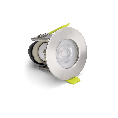 Integral LED Evofire Mini Fire Rated Downlight Ip65 43Mm Cutout 55Mm Dia Satin Nickel Finish Includes Gu10 Holder - ILDLFR43D061