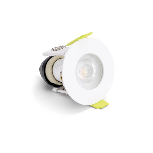 Integral LED Evofire Mini Fire Rated Downlight Ip65 43Mm Cutout 55Mm Dia White Finish Includes Gu10 Holder - ILDLFR43D060