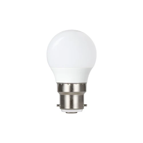 Integral LED Golf Ball Bulb B22 470Lm 4.9W 2700K Dimmable 240 Beam Frosted Integral - ILGOLFB22DC057