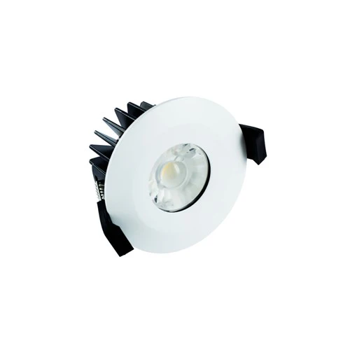 Integral LED Low-Profile Fire Rated Downlight 70-75Mm Cutout Ip65 720Lm 8.5W 4000K 60 Beam Dimmable 84Lm/W White Integral - ILDLFR70B011