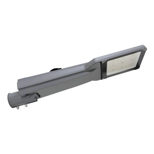 Integral LED Matrix Midi Street Light 12000Lm 80W 4000K Optic-T2M Ip66 60Mm Dia Spigot Clamp Nfc Ik09 Nema3 With Cap & Auto-Disconnect Ral7037 - ILSLB003