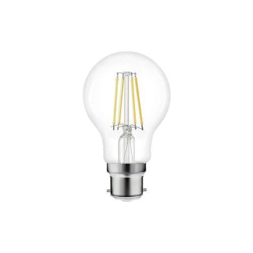 Integral LED Omni Filament Gls Bulb B22 806Lm 7.3W 4000K Non-Dimm 320 Beam Clear Full Glass Integral - ILGLSB22NE127