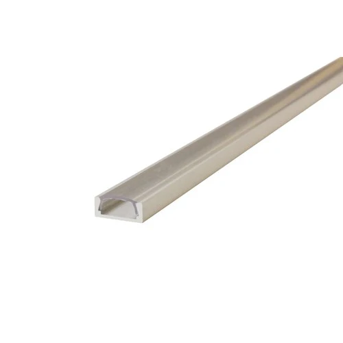Integral LED Profile Aluminium Surface Mount 1M Clear Clip-In Diffuser 15.2 X 6Mm Include 2 Endcaps And 2 Mounting Brackets - ILPFS201