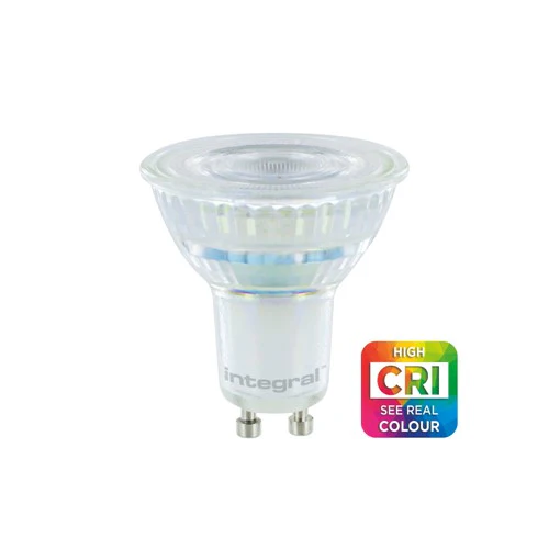 Integral LED Real Colour Gu10 Bulb 400Lm 4W 3000K Dimmable 36 Beam Cri95 Integral