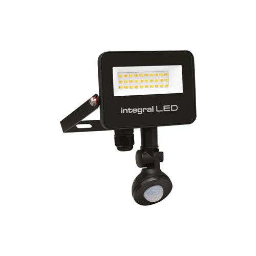 Integral LED Super Slim 2 Floodlight Ip67 1000Lm 10W Tuya 3000/4000/6500K Pir 120° Dimmable 100Lm/W Black Integral - ILFLC250