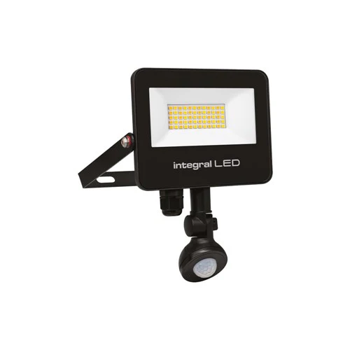 Integral LED Super Slim 2 Floodlight Ip67 2000Lm 20W Tuya 3000/4000/6500K Pir 120° Dimmable 100Lm/W Black Integral - ILFLC251