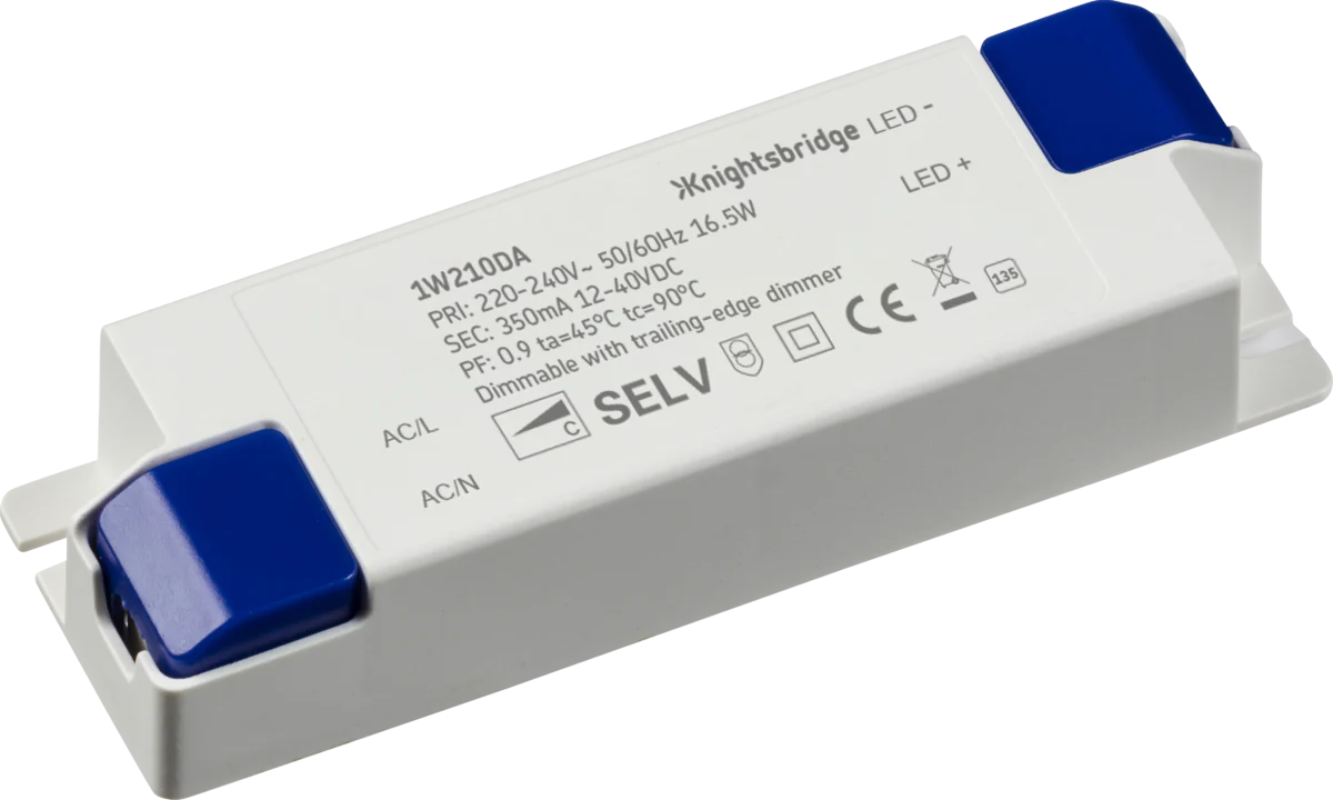 IP20 350mA 16.5W Constant Current Dimmable LED Driver 1W210DA