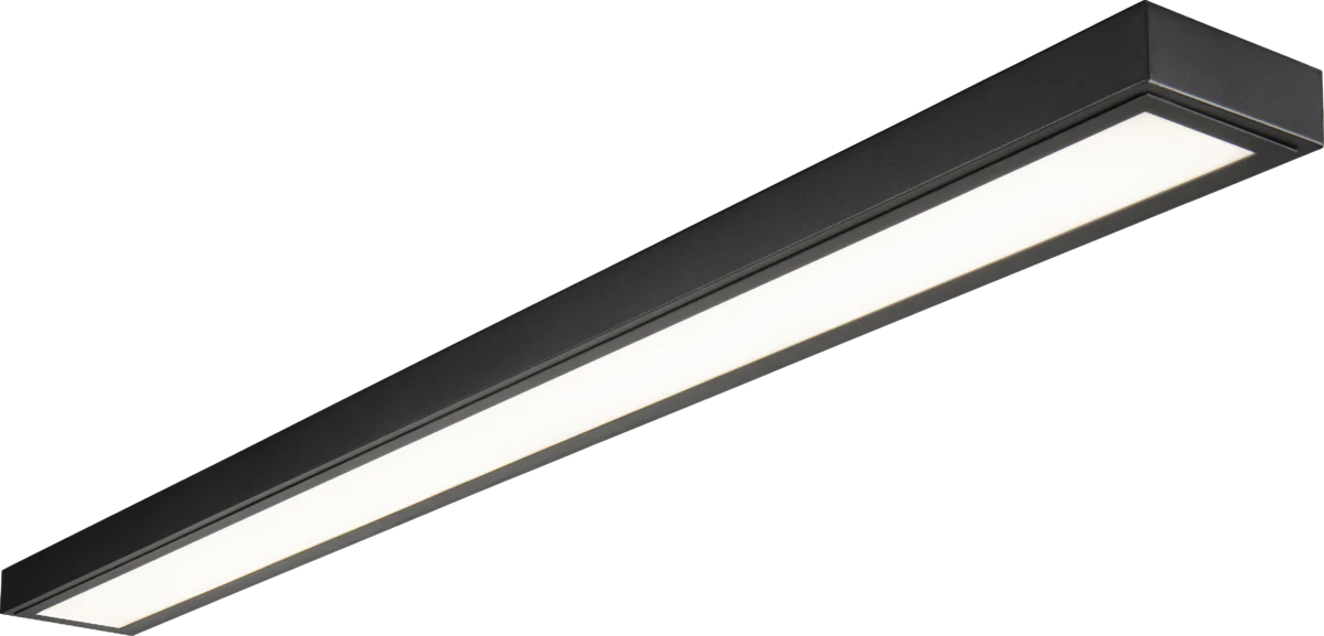 Knightsbridge SUR5SLBK 230V IP20 40W LED Dual Mount Slim Line Luminaire Matt Black