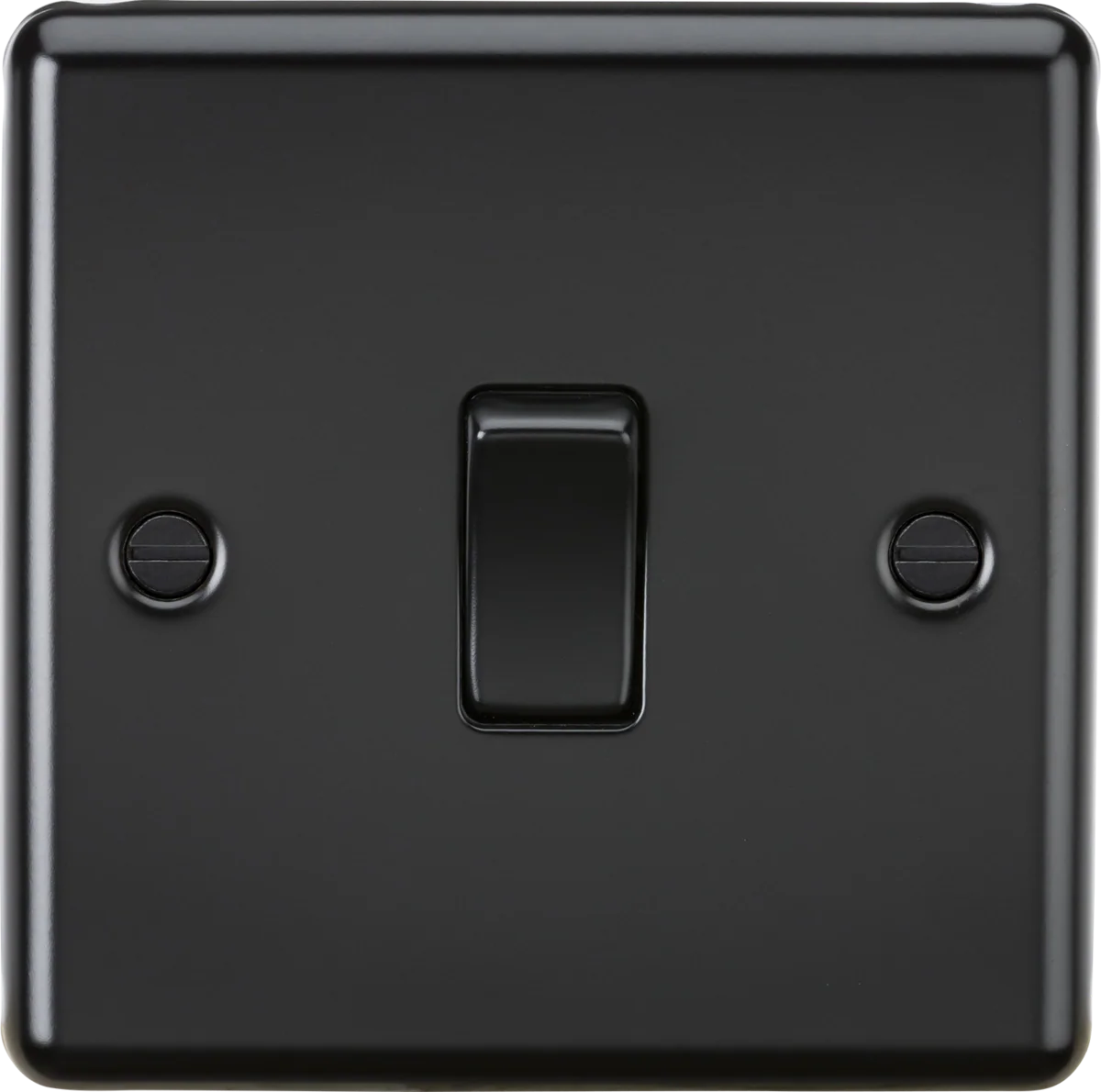 Knightsbridge CL1DPMBB 10AX 1G DP Switch - Matt Black