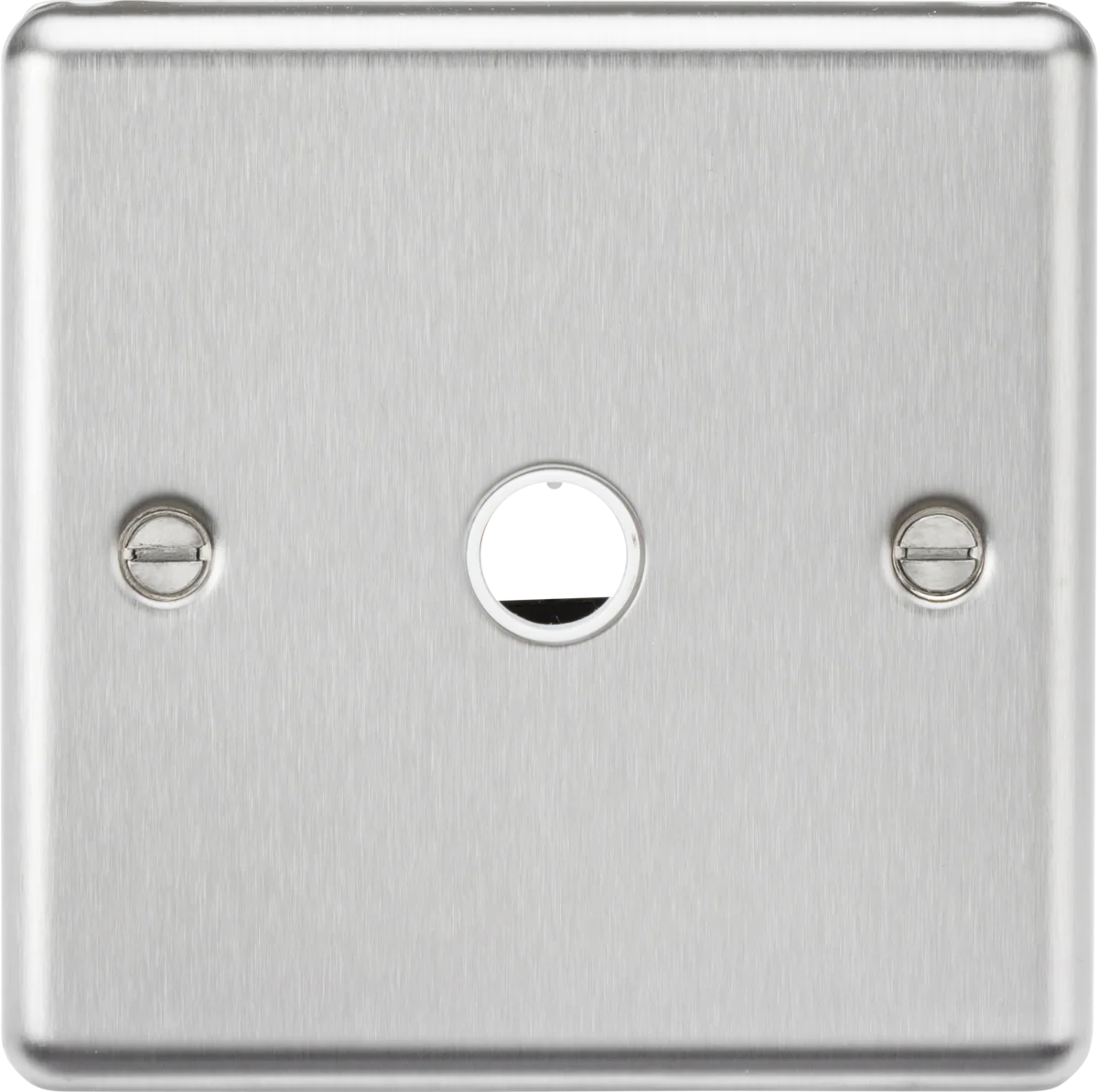 Knightsbridge CL8342BC 20A Flex Outlet Plate - Brushed Chrome