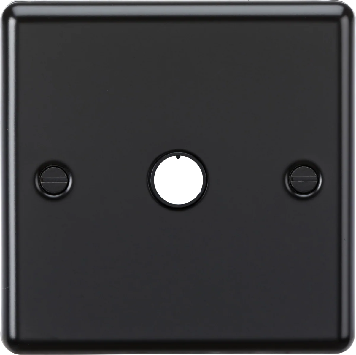 Knightsbridge CL8342MB 20A Flex Outlet Plate - Matt Black