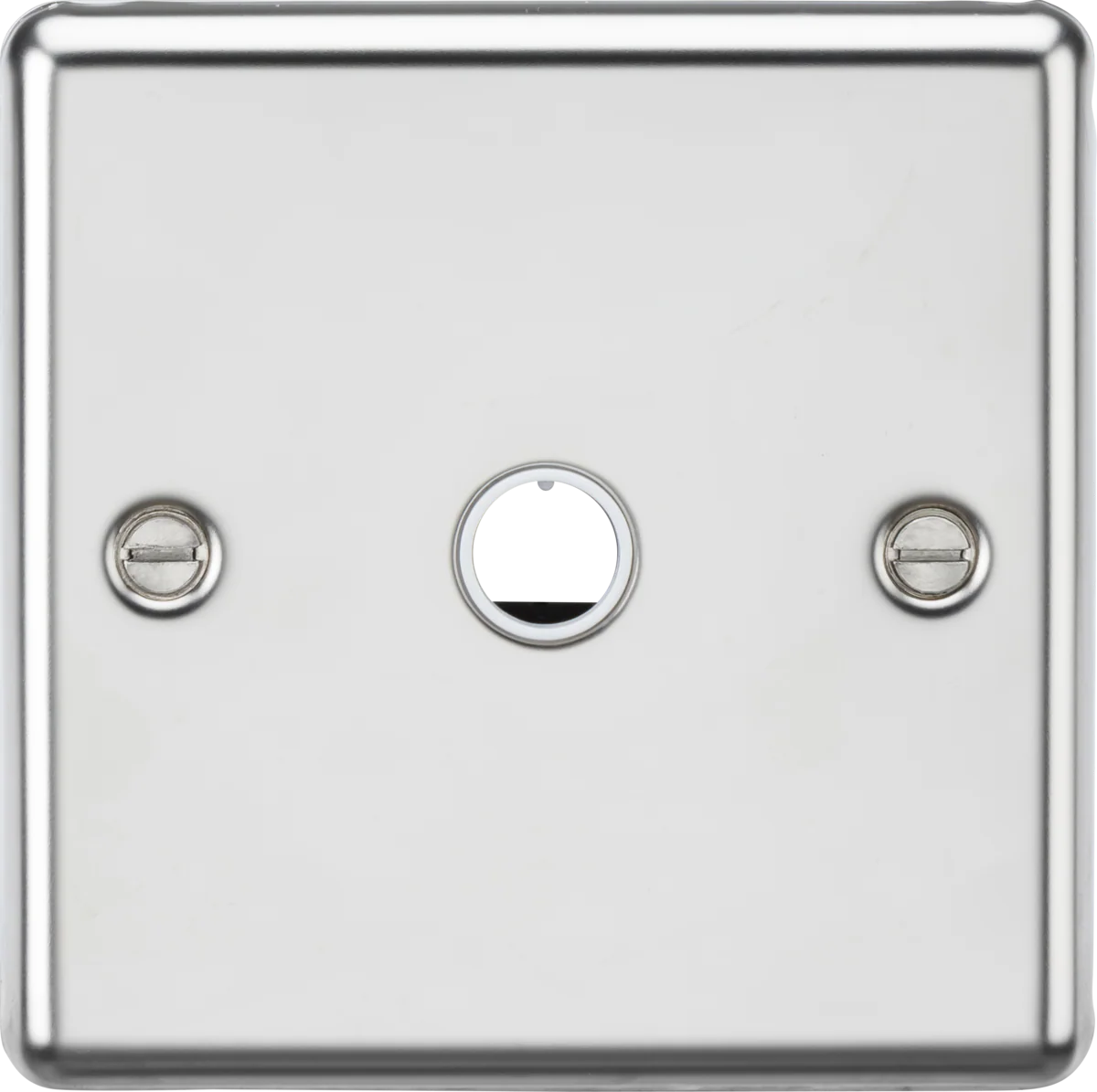 Knightsbridge CL8342PC 20A Flex Outlet Plate - Polished Chrome