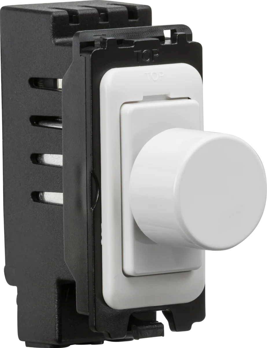 Knightsbridge CU150I 5-400W (5-150W LED) 2-way Intelligent Dimmer Module (Grid or Plate Mounting)