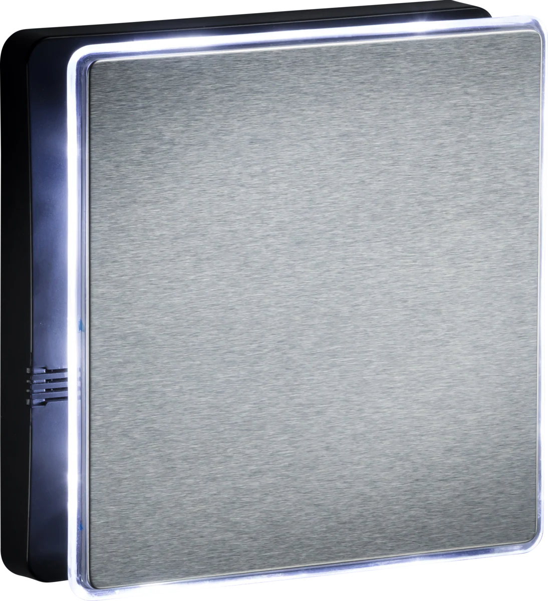 Knightsbridge EX4TSS IP45 100mm LED Backlit Extractor Fan with Overrun Timer - Steel