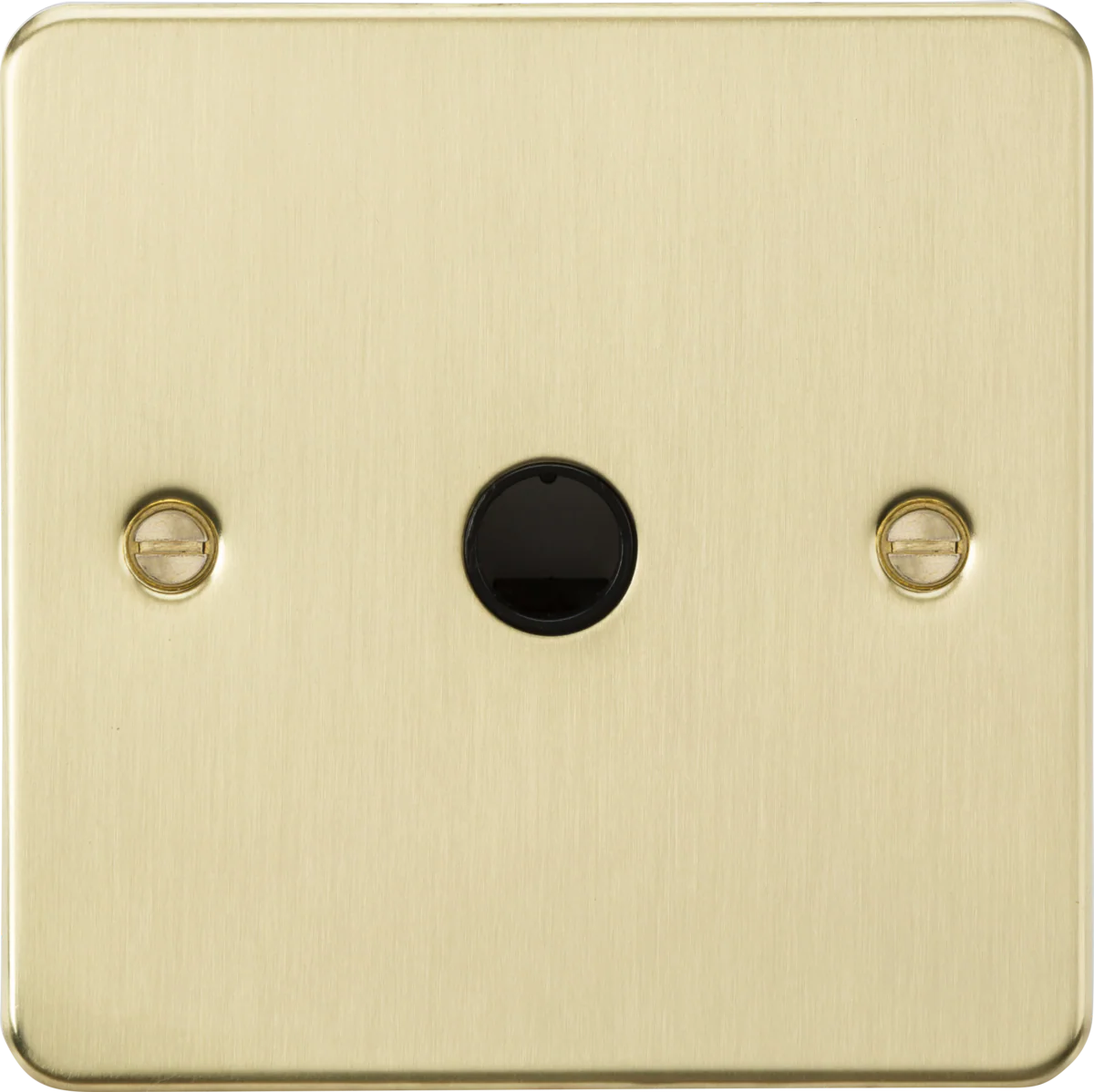 Knightsbridge FP8342BB 20A Flex Outlet Plate - Brushed Brass