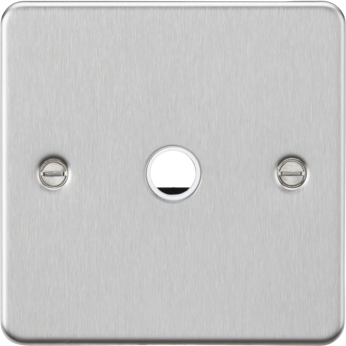 Knightsbridge FP8342BC 20A Flex Outlet Plate - Brushed Chrome
