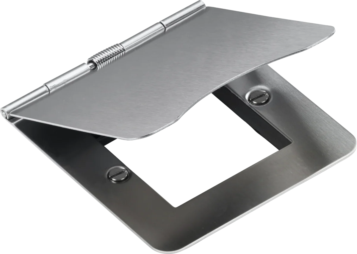 Knightsbridge FPF2GBC 2G Modular floor plate - Brushed Chrome