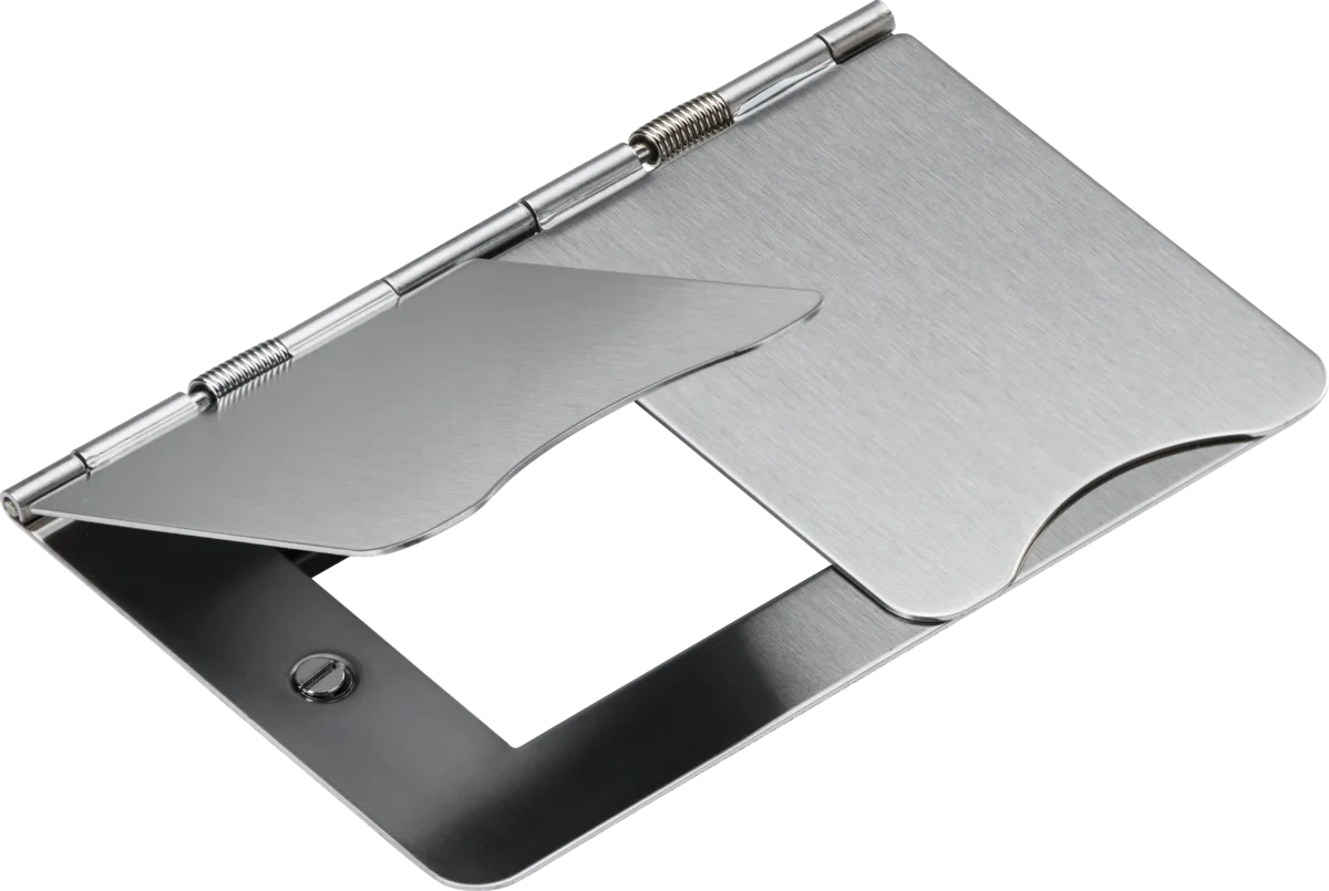 Knightsbridge FPF4GBC 4G Modular floor plate - Brushed Chrome