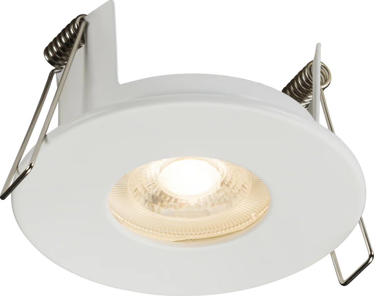 Knightsbridge FRNFMW FireNova IP20 Fixed GU10 Fire-rated Open-back Downlight - Matt White