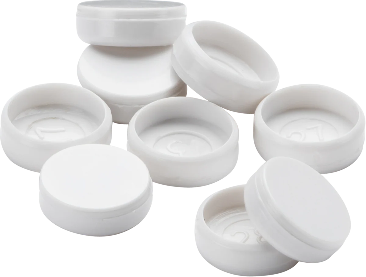 Knightsbridge GRIDCAPCOVERS Spare screw cap covers for Curved Grid Series - Bag of 100