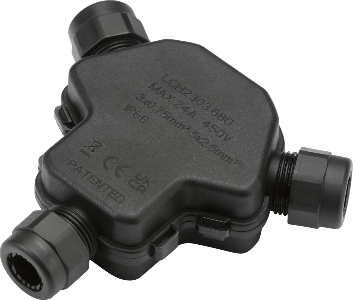 Knightsbridge JB0014 IP68 3-way Weatherproof Gel Junction Box