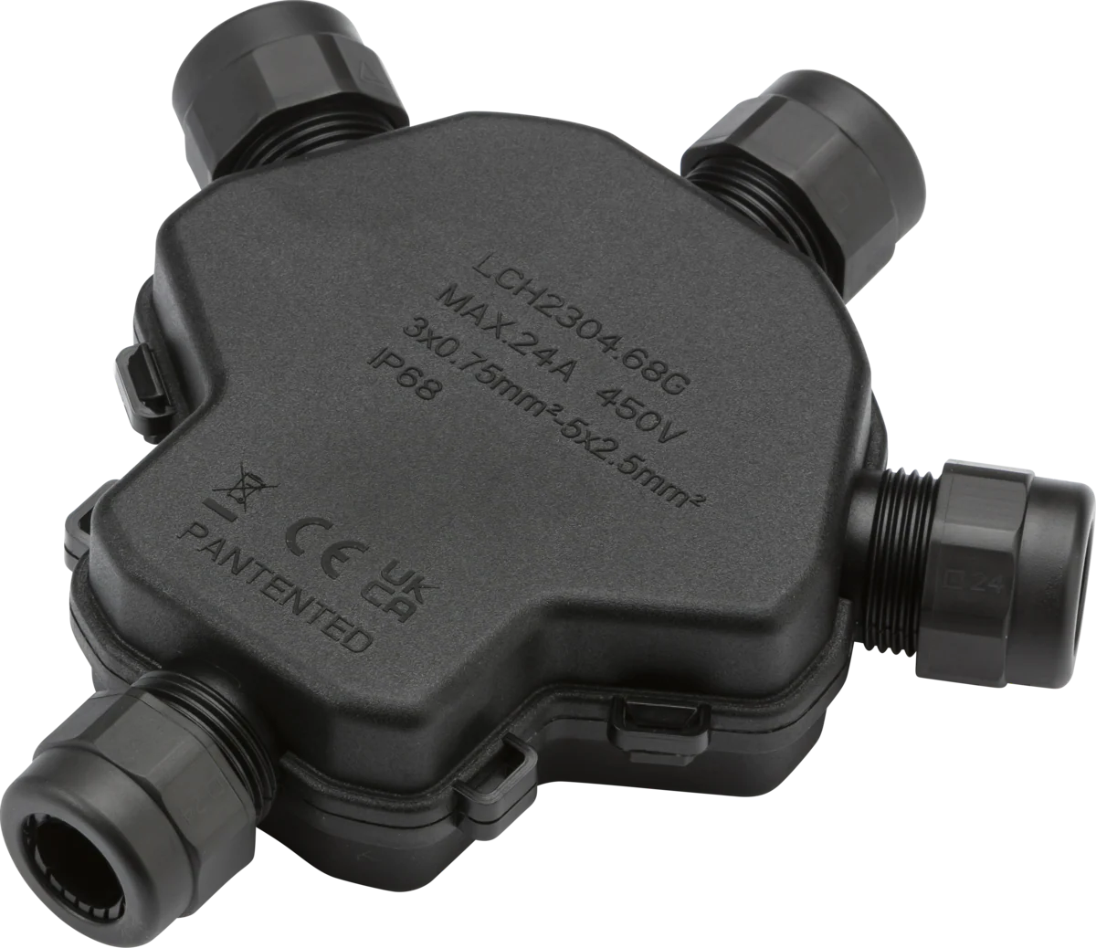 Knightsbridge JB0015 IP68 4-way Weatherproof Gel Junction Box