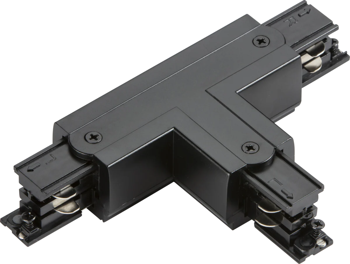 Knightsbridge KLTR1BK K-LINE 230V 3-Circuit Track Right T-Connector - Black