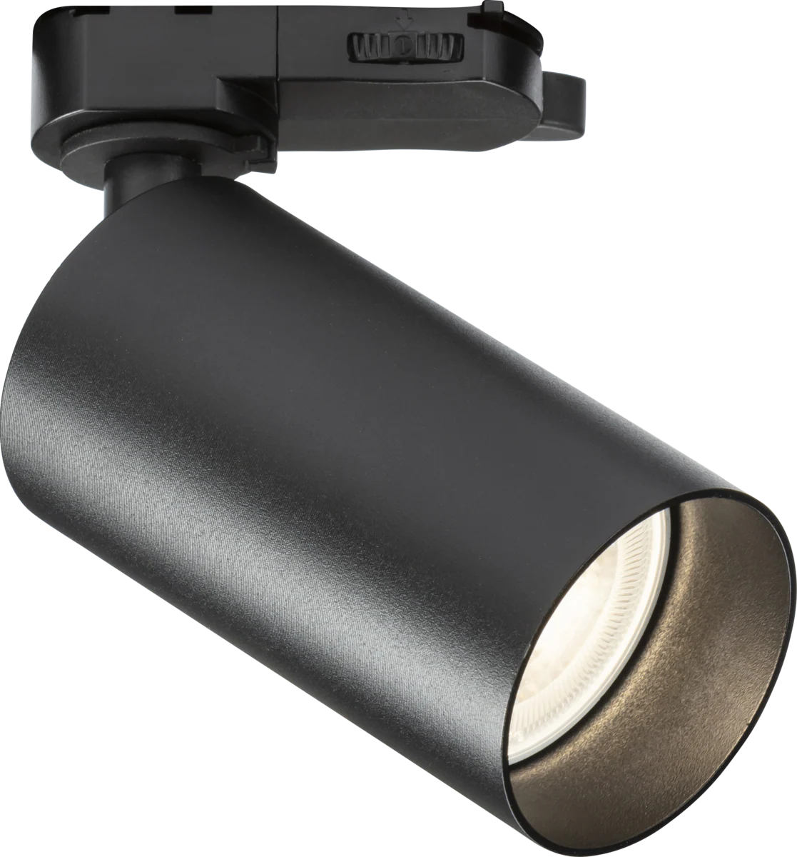 Knightsbridge LYN1BK LYNX 230V 3 Circuit Track System IP20 GU10 Single Spotlight - Matt Black