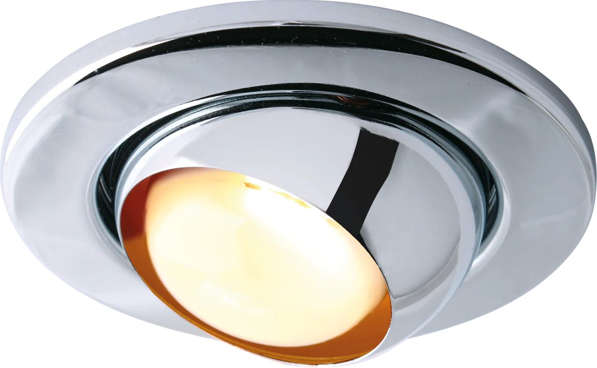 Knightsbridge ME06C MAINS 240V Eyeball (R80) - Chrome - DISCONTINUED