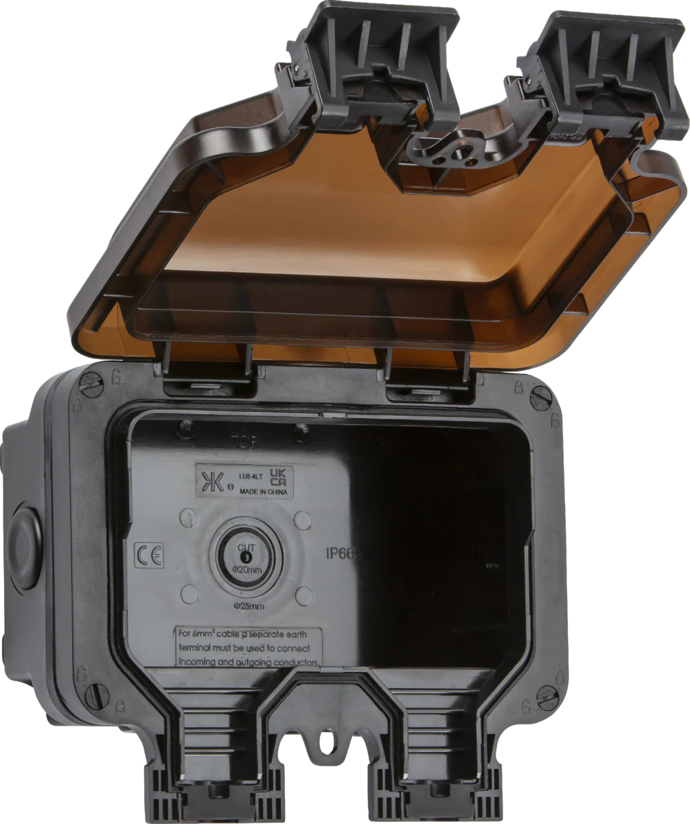 Knightsbridge OP9E IP66 2G Empty Outdoor Enclosure