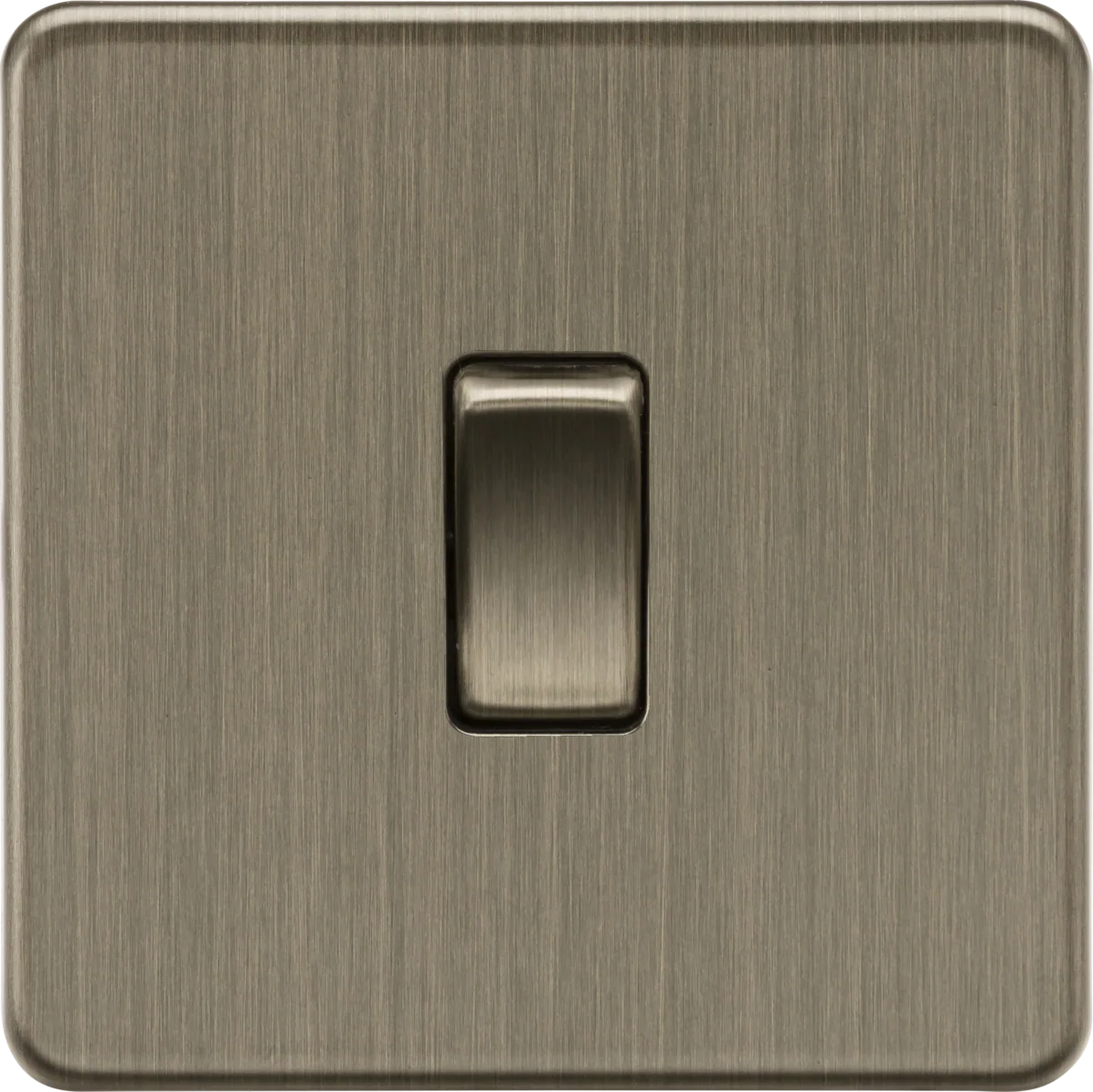 Knightsbridge SF1000DPAB 10AX 1G DP Switch - Antique Brass