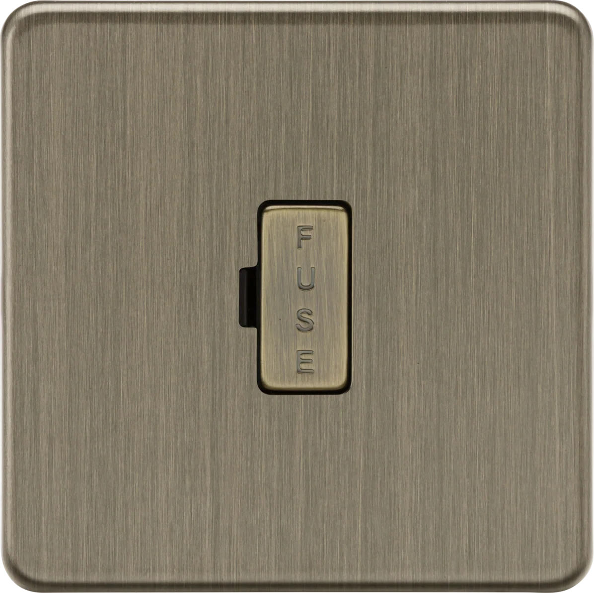 Knightsbridge SF6000AB 13A Fused Spur Unit - Antique Brass