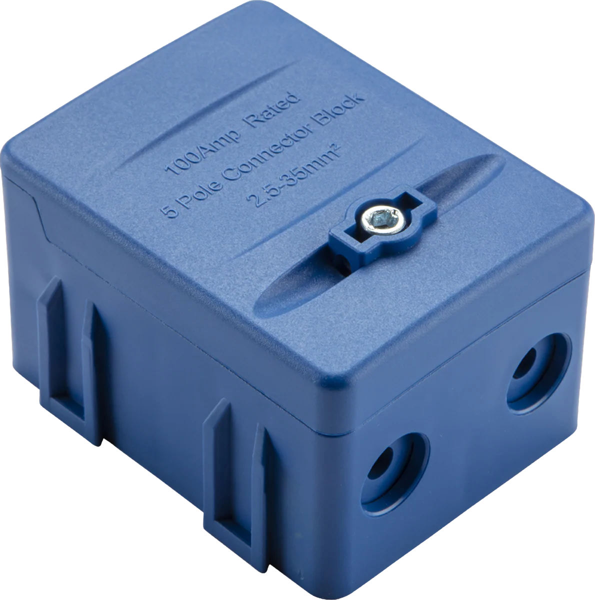 Knightsbridge SNEBBL 100A 5-way SP Connector Block - Blue (N)