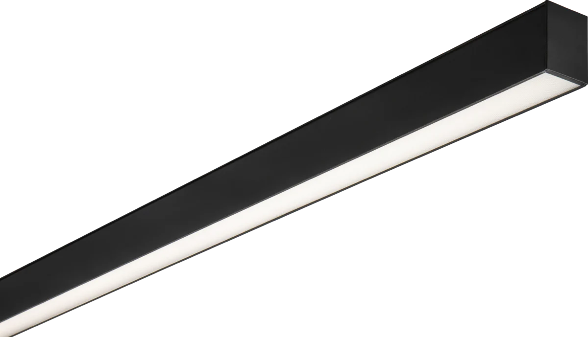Knightsbridge VVA4BK VIIVA 230V IP20 4ft 4x Wattage and 3 x CCT Adjustable Linear Fitting Black