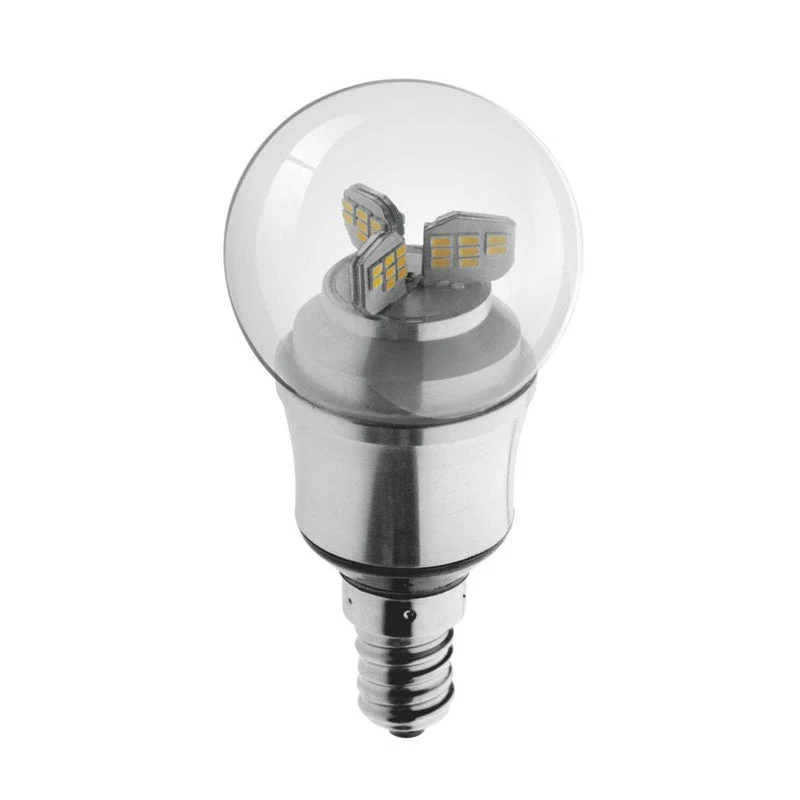 Kosnic KDIM5.5GLF/E14-SLV-N27 5.5W KTC LED E14/SES Golf Ball Warm White