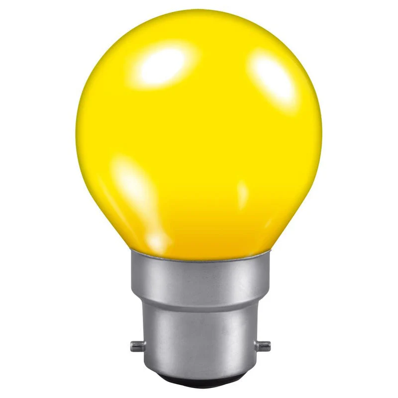 Kosnic KLED01GLF/B22-YL 1W LED BC/B22 Golf Ball Yellow